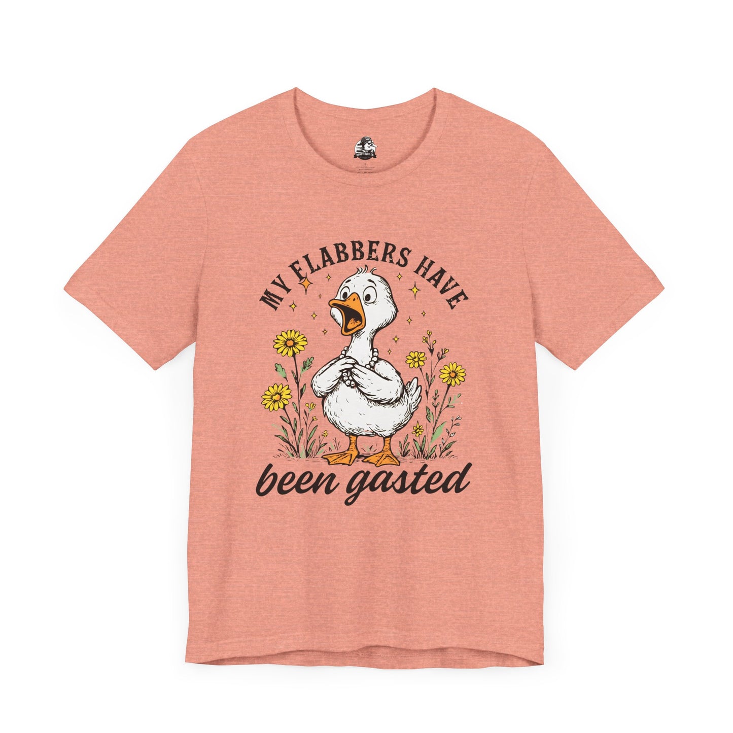 Funny Goose T-Shirt, My Flabbers Have Been Gast-ed Tee, Gift for Bird Lovers, Humorous Apparel, Cute Animal Shirt, Quirky Casual Wear