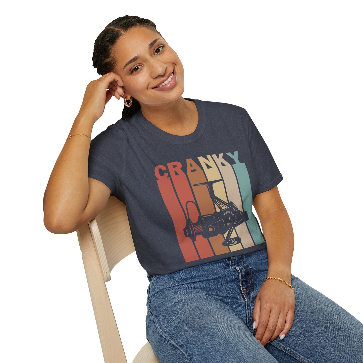 Cranky Retro Unisex T-Shirt, Funny Gift for Friends, Cool Graphic Tee, Casual Wear, Unique Birthday Present, Vintage Style Top