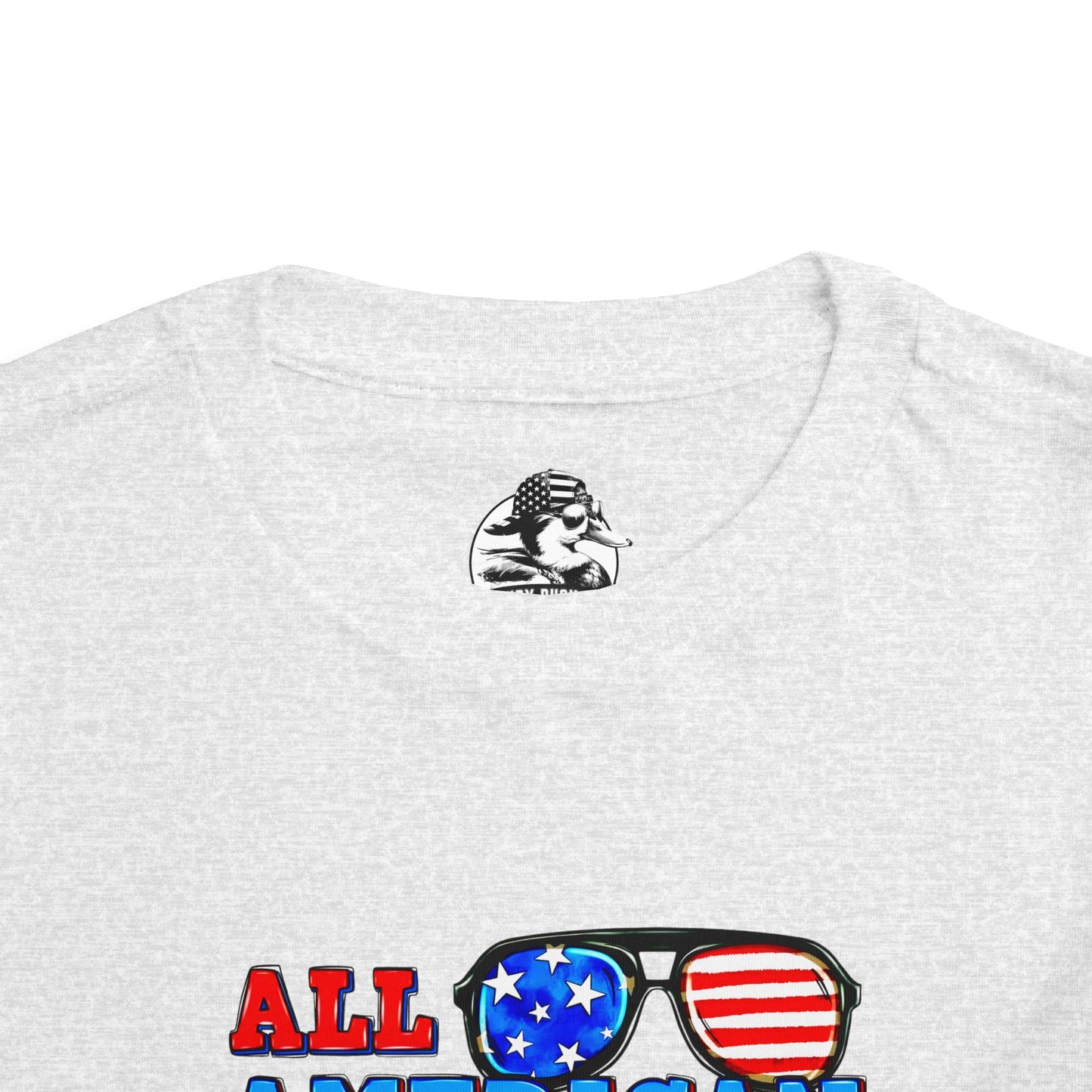 All American Boy Toddler Tee, Kids Patriotic Shirt, July 4th Outfit, Toddler Summer T-Shirt, USA Pride Apparel