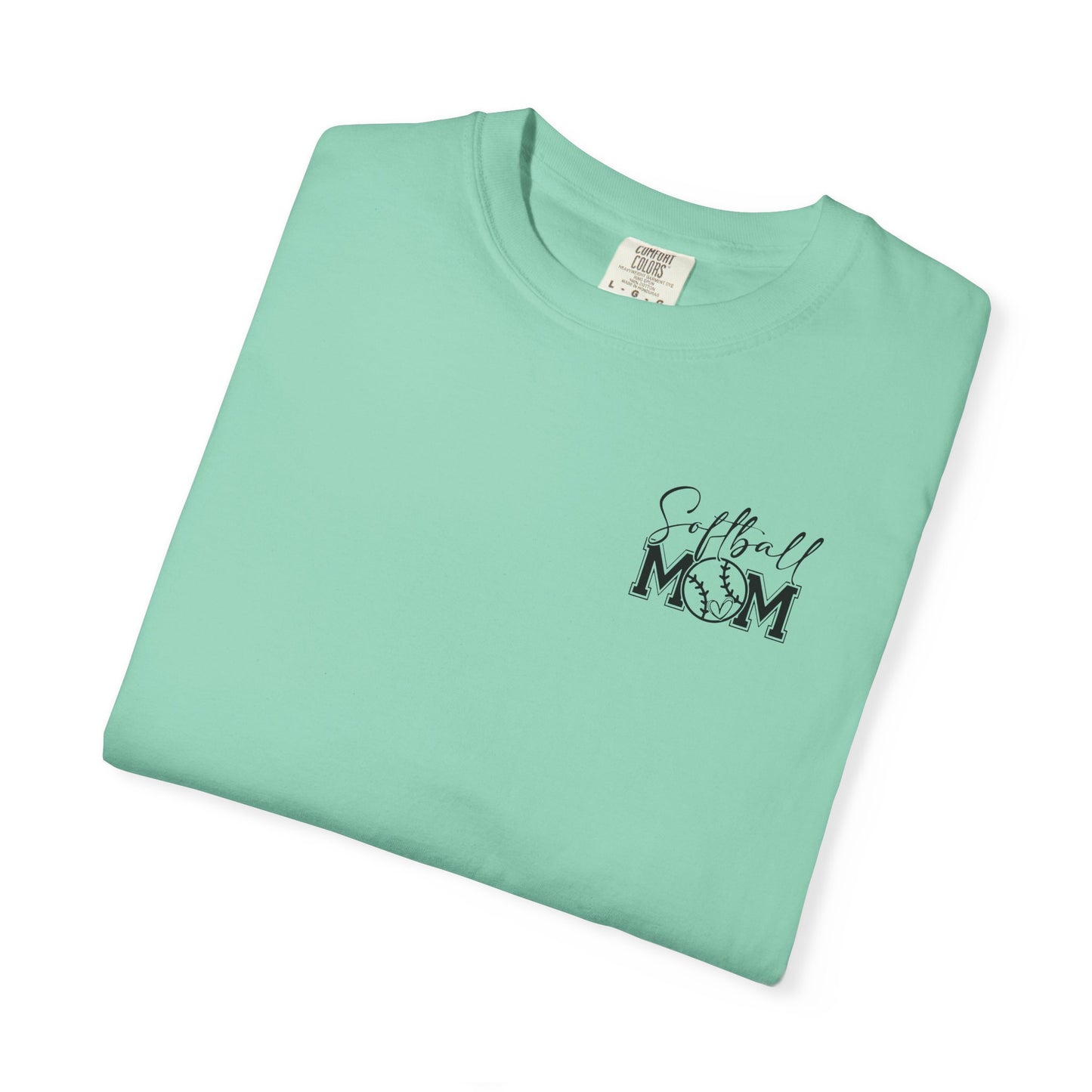 Softball Mom Unisex Garment-Dyed T-Shirt