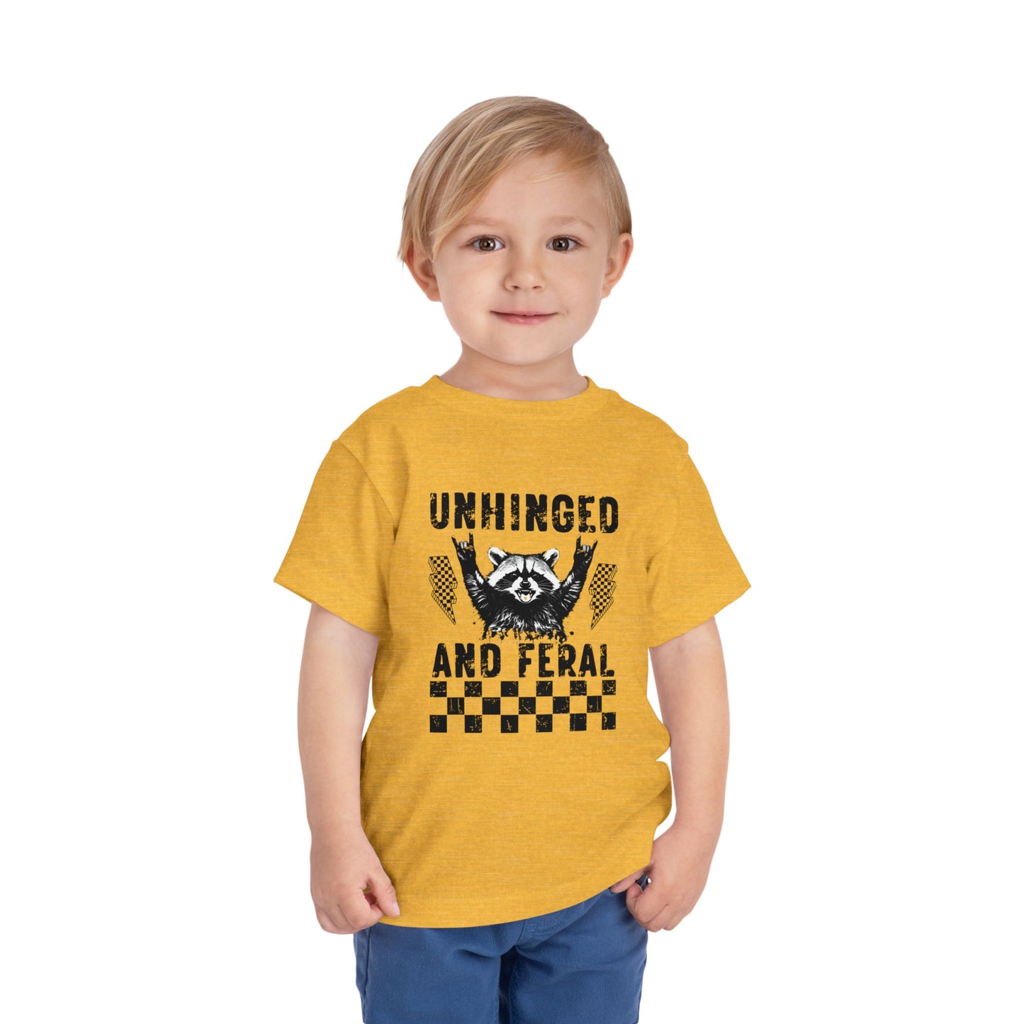 Unhinged and Feral Toddler Tee - Wild Child Shirt