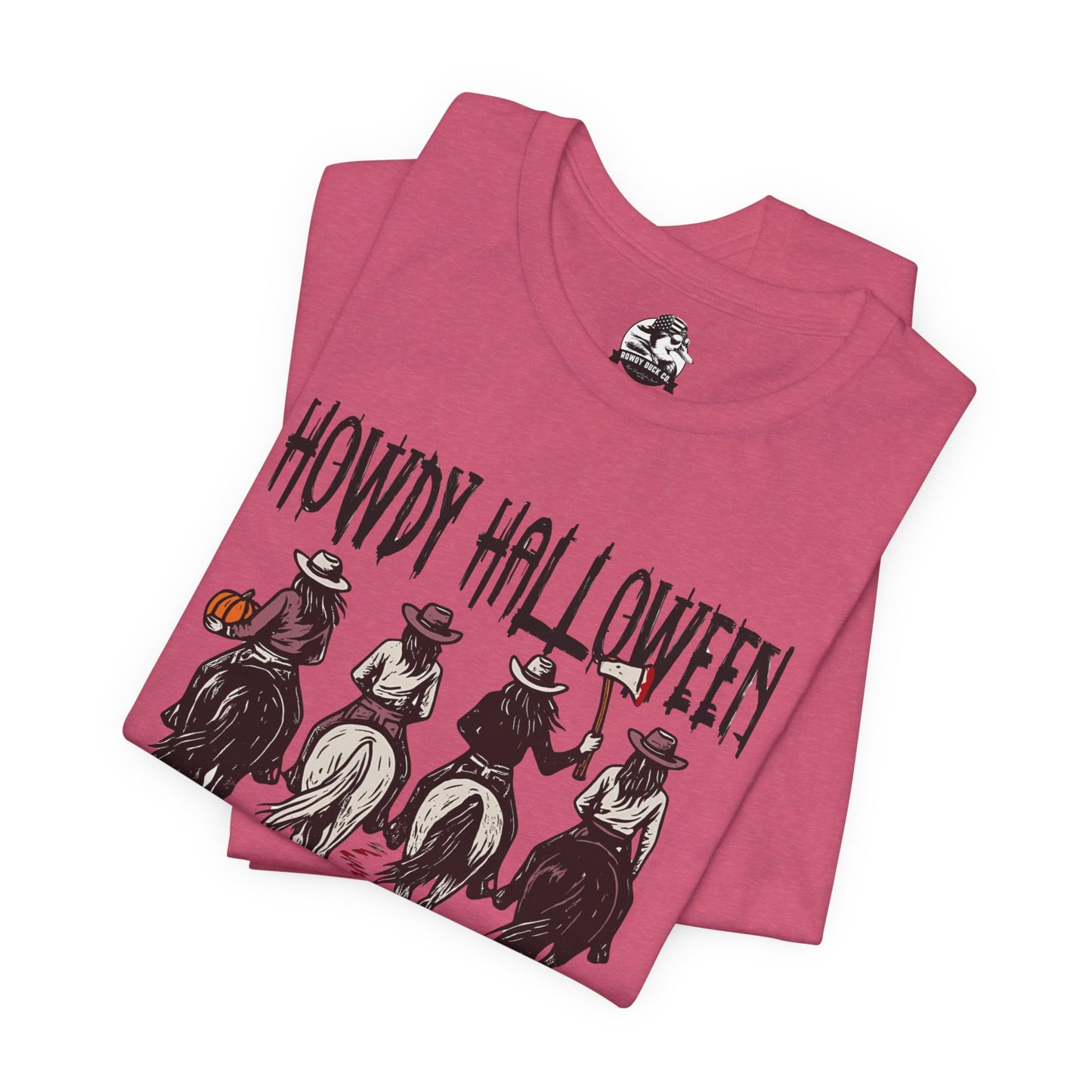 Halloween Cowboy Tee, Howdy Halloween Graphic T-Shirt
