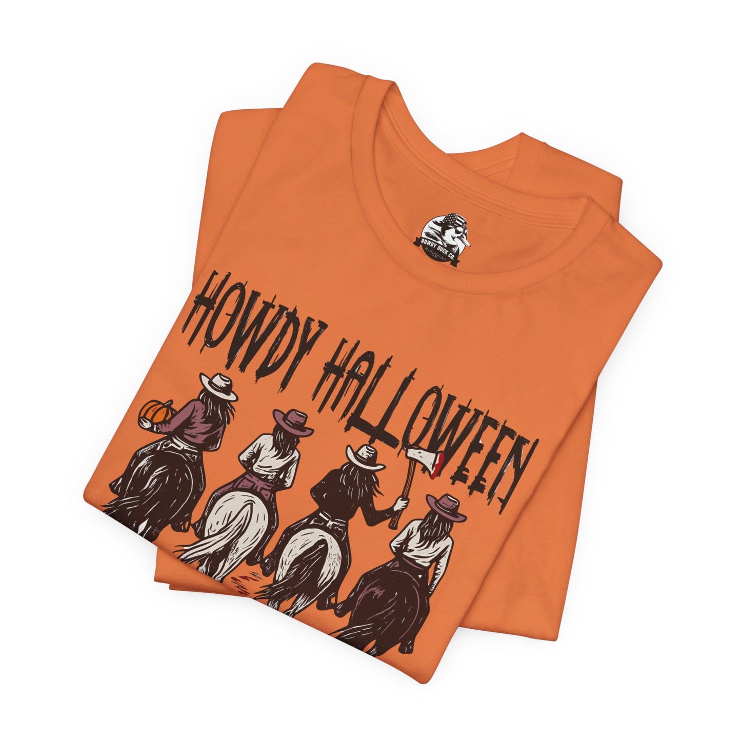 Halloween Cowboy Tee, Howdy Halloween Graphic T-Shirt