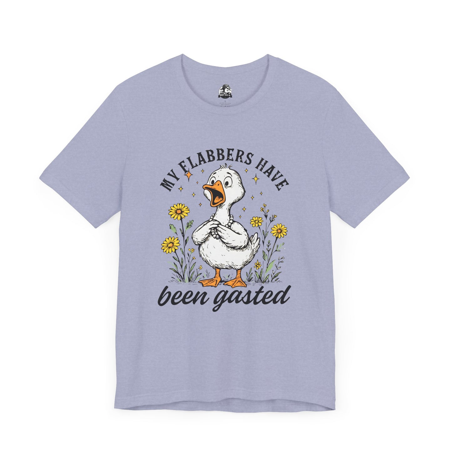 Funny Goose T-Shirt, My Flabbers Have Been Gast-ed Tee, Gift for Bird Lovers, Humorous Apparel, Cute Animal Shirt, Quirky Casual Wear
