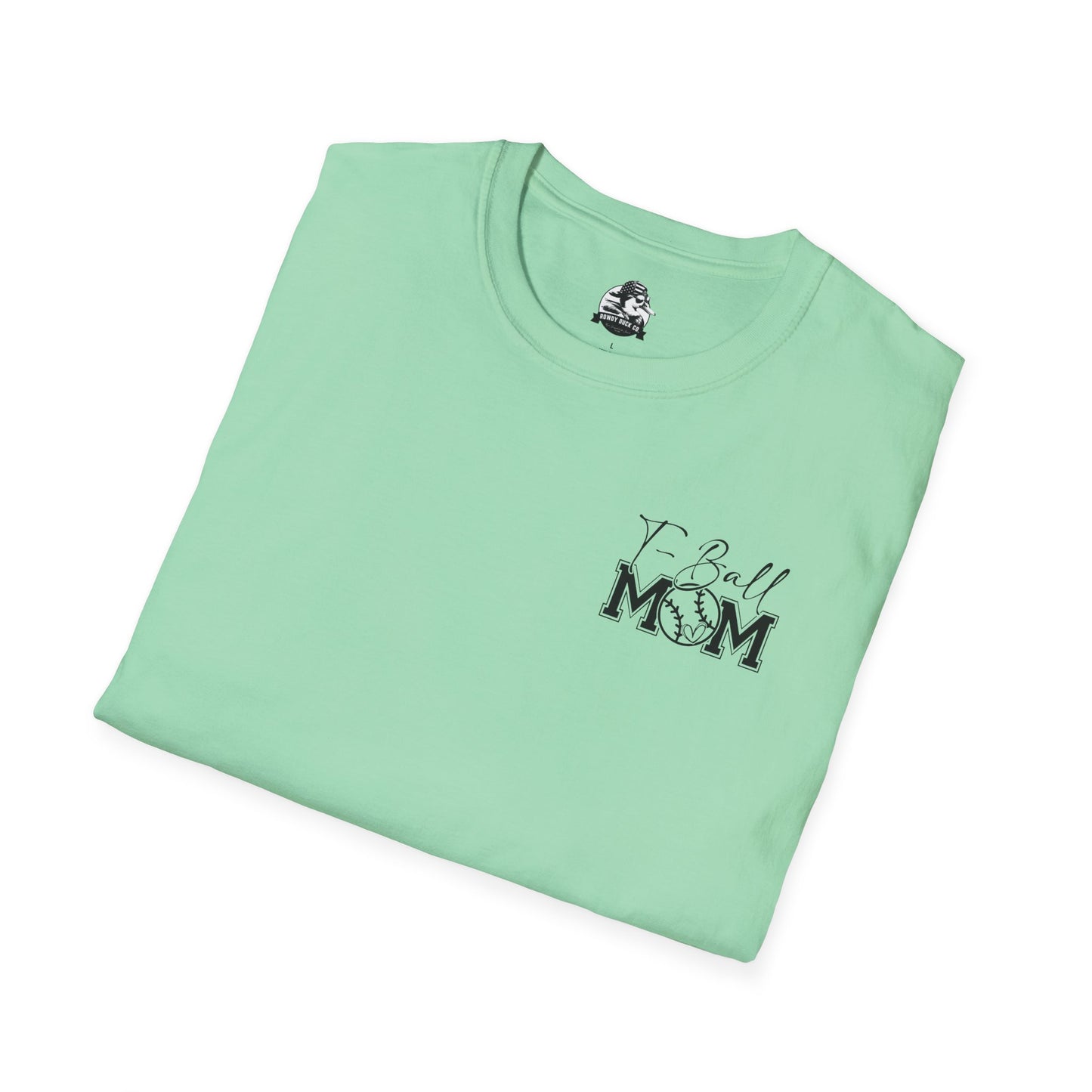 T-ball Mom Unisex Softstyle T-Shirt - Perfect for Game Days!