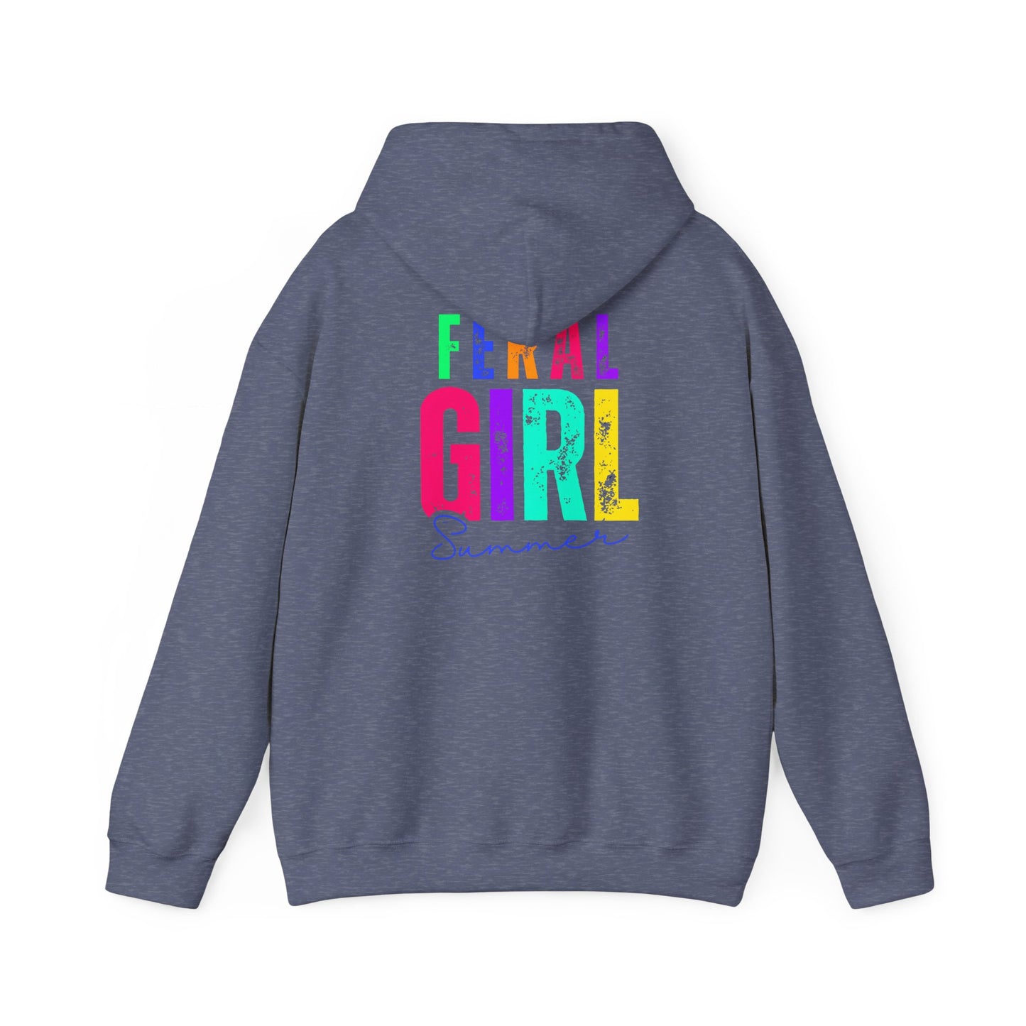 Feral Girl Summer Hoodie, Unisex Hoodie, Casual Wear, Summer Outfit, Trendy Sweatshirt, Gift for Her