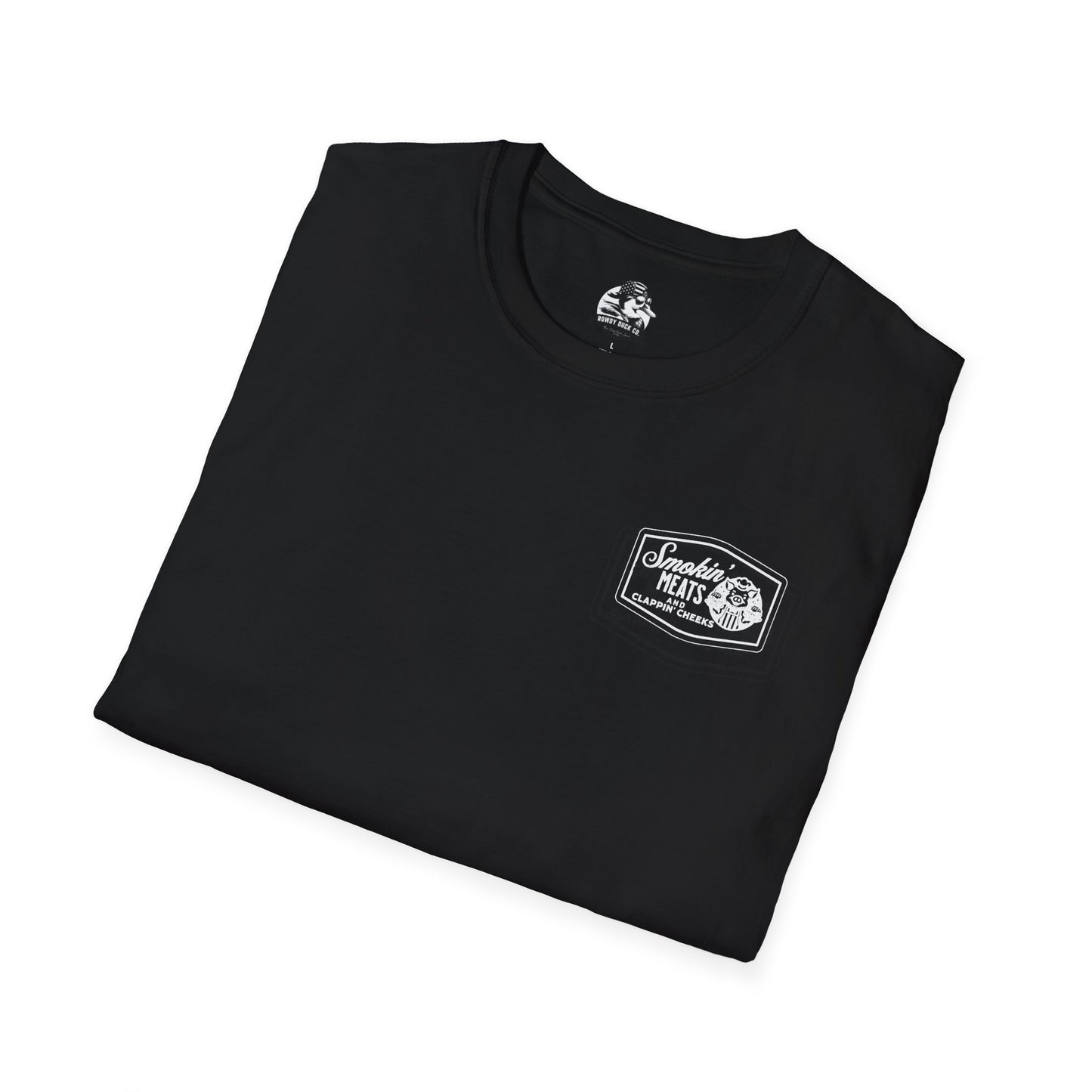 Smokin' Meats T-Shirt - Funny BBQ Humor Unisex Softstyle Tee
