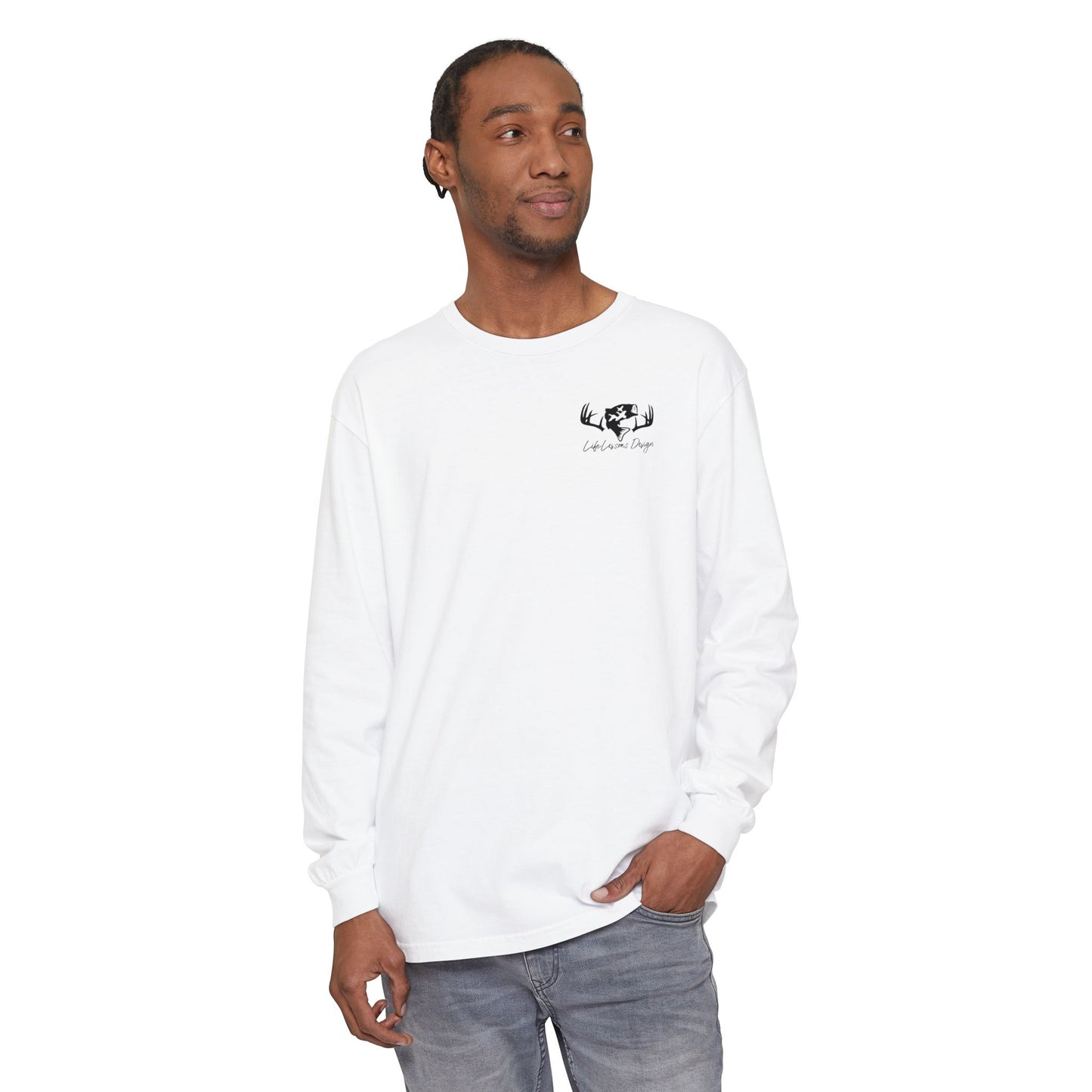 Life Lessons Design fishing & Hunting Long Sleeve Tee