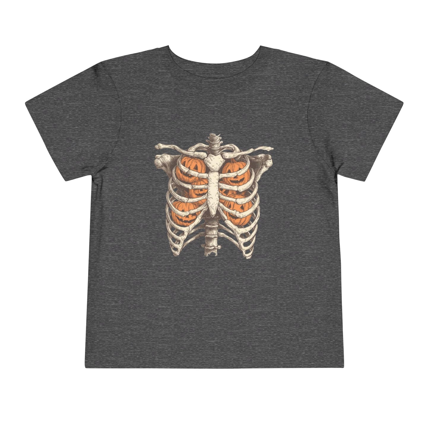 Toddler Pumpkin Skeleton Tee