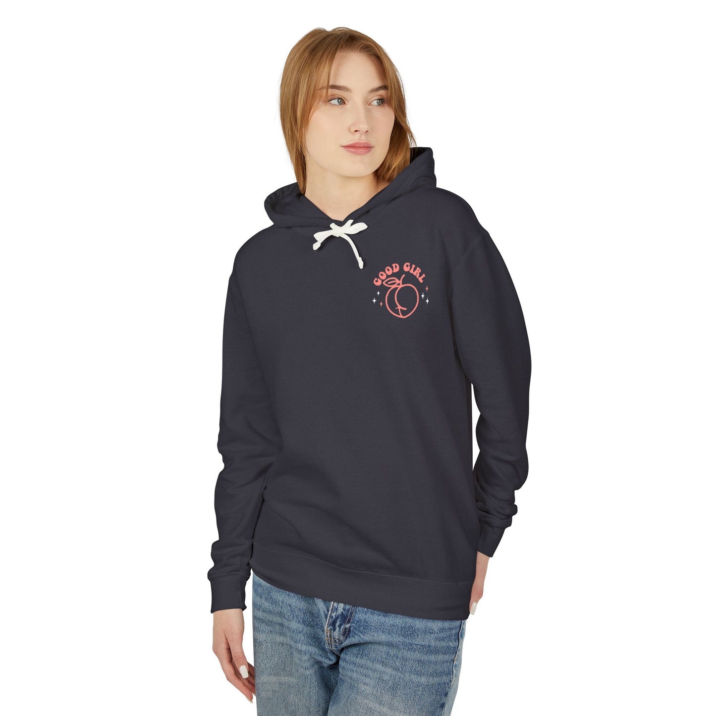 Trendy Unisex Lightweight Hooded Sweatshirt - 'Spank Me That's The Only Way I Learn'