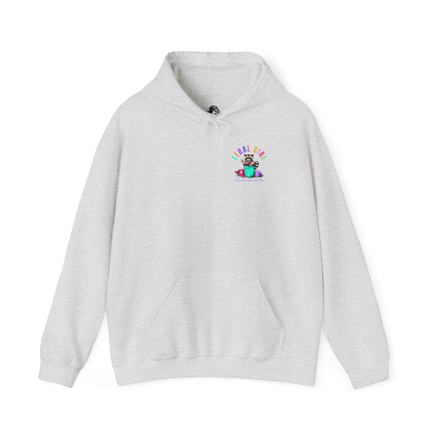 Feral Girl Summer Hoodie, Unisex Hoodie, Casual Wear, Summer Outfit, Trendy Sweatshirt, Gift for Her