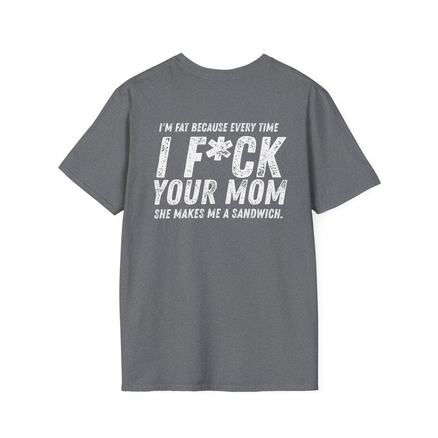 Funny Graphic Tees, Unisex Softstyle T-Shirt, Humorous Gift, Casual Wear, Party Shirt, Quirky Fashion