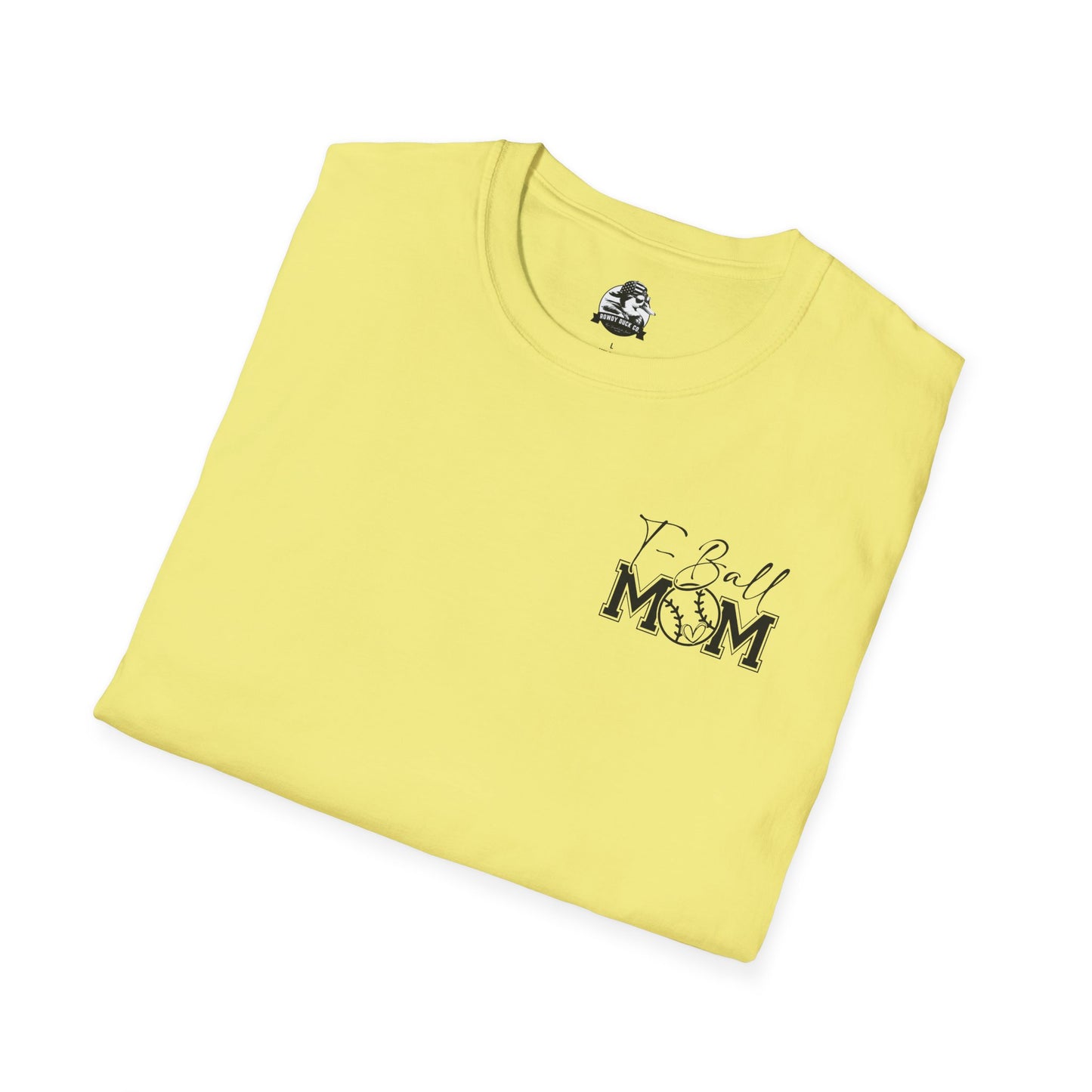 T-ball Mom Unisex Softstyle T-Shirt - Perfect for Game Days!