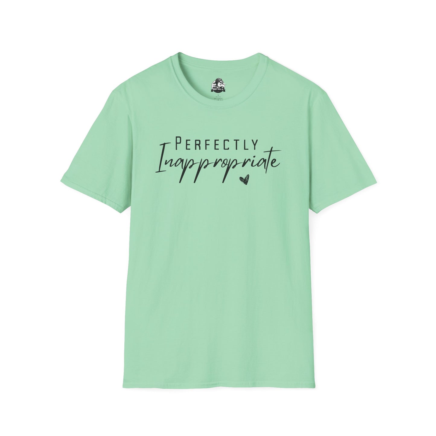Perfectly Inappropriate Unisex Softstyle T-Shirt - Casual Humor Tee for Everyday Wear