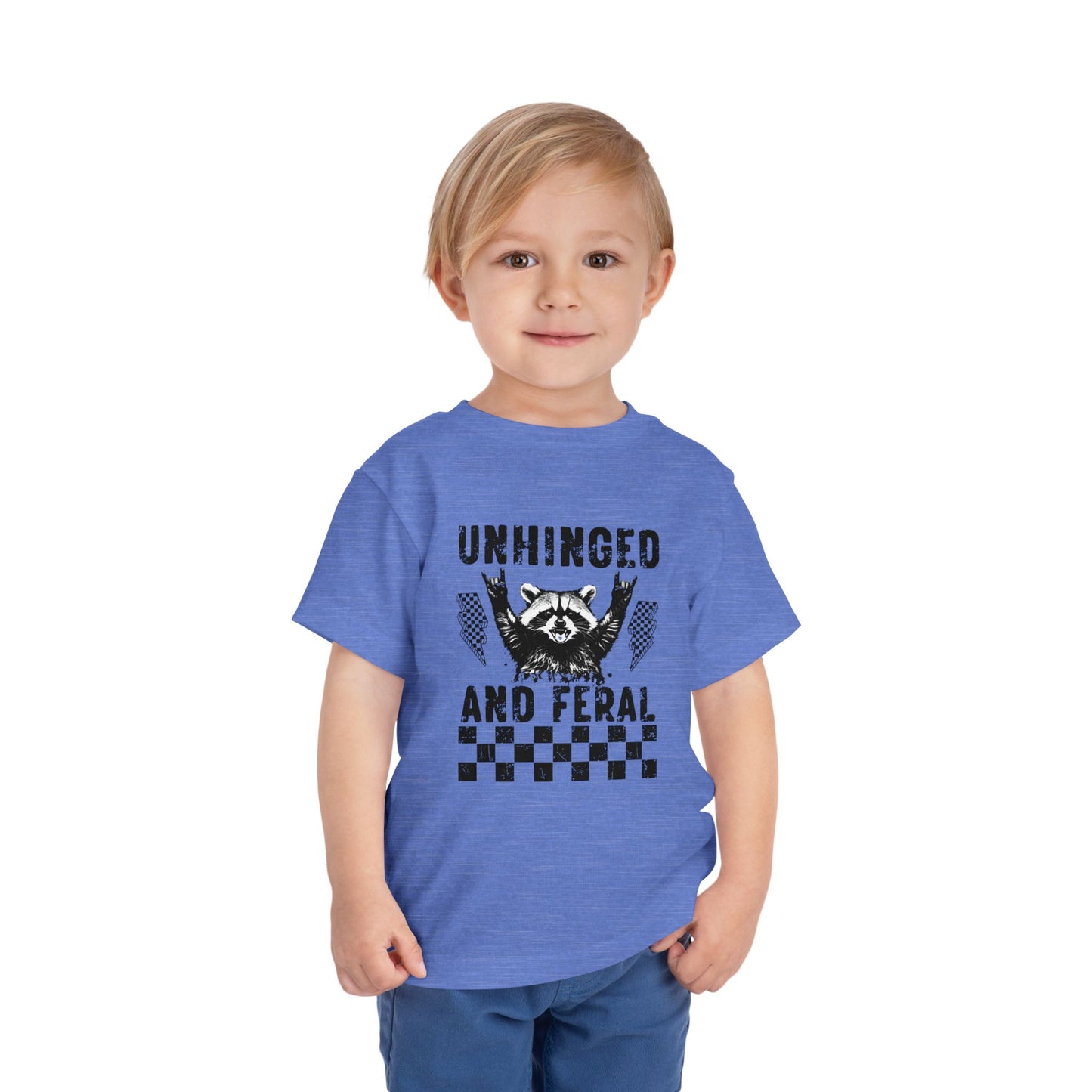 Unhinged and Feral Toddler Tee - Wild Child Shirt