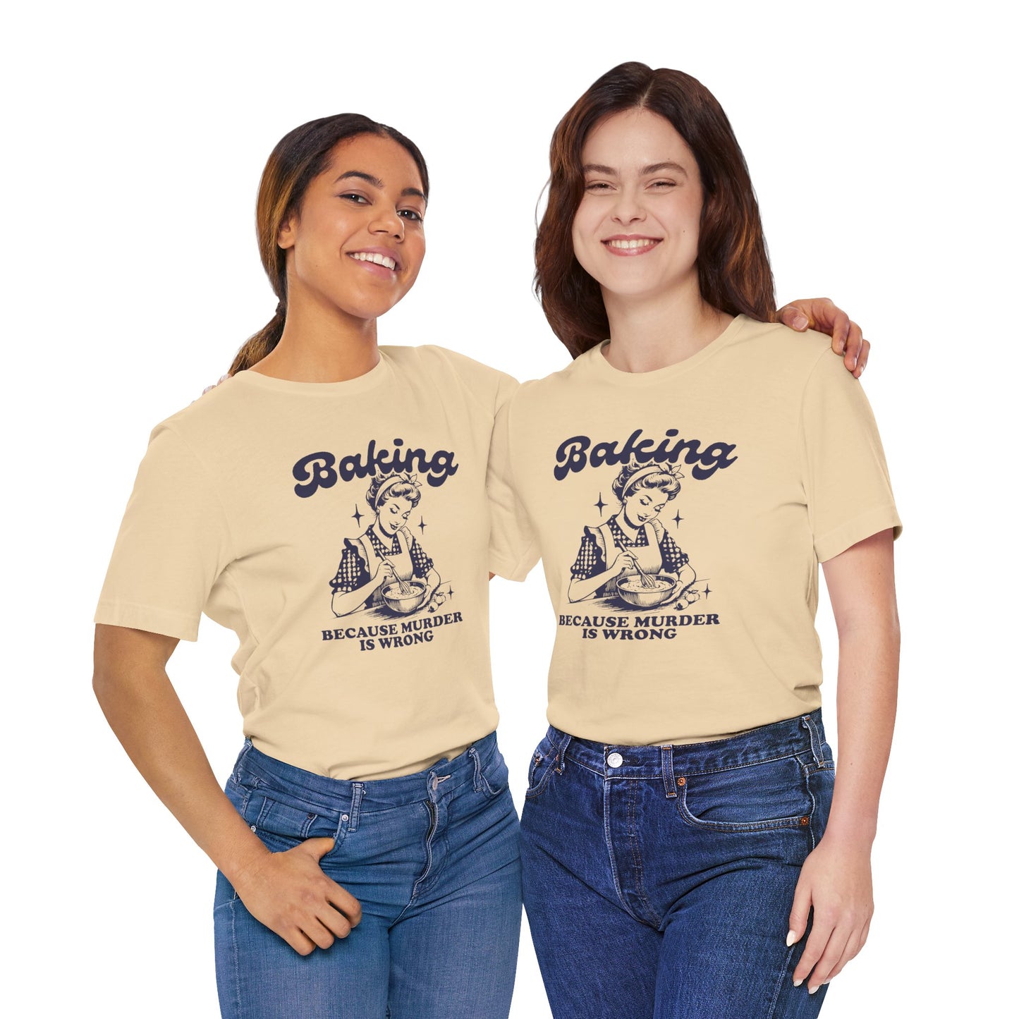 Baking Humor Tee - Unisex Jersey Short Sleeve Tee, Funny T-Shirt, Gift for Bakers, Kitchen Lover Top, Quirky Cooking Apparel