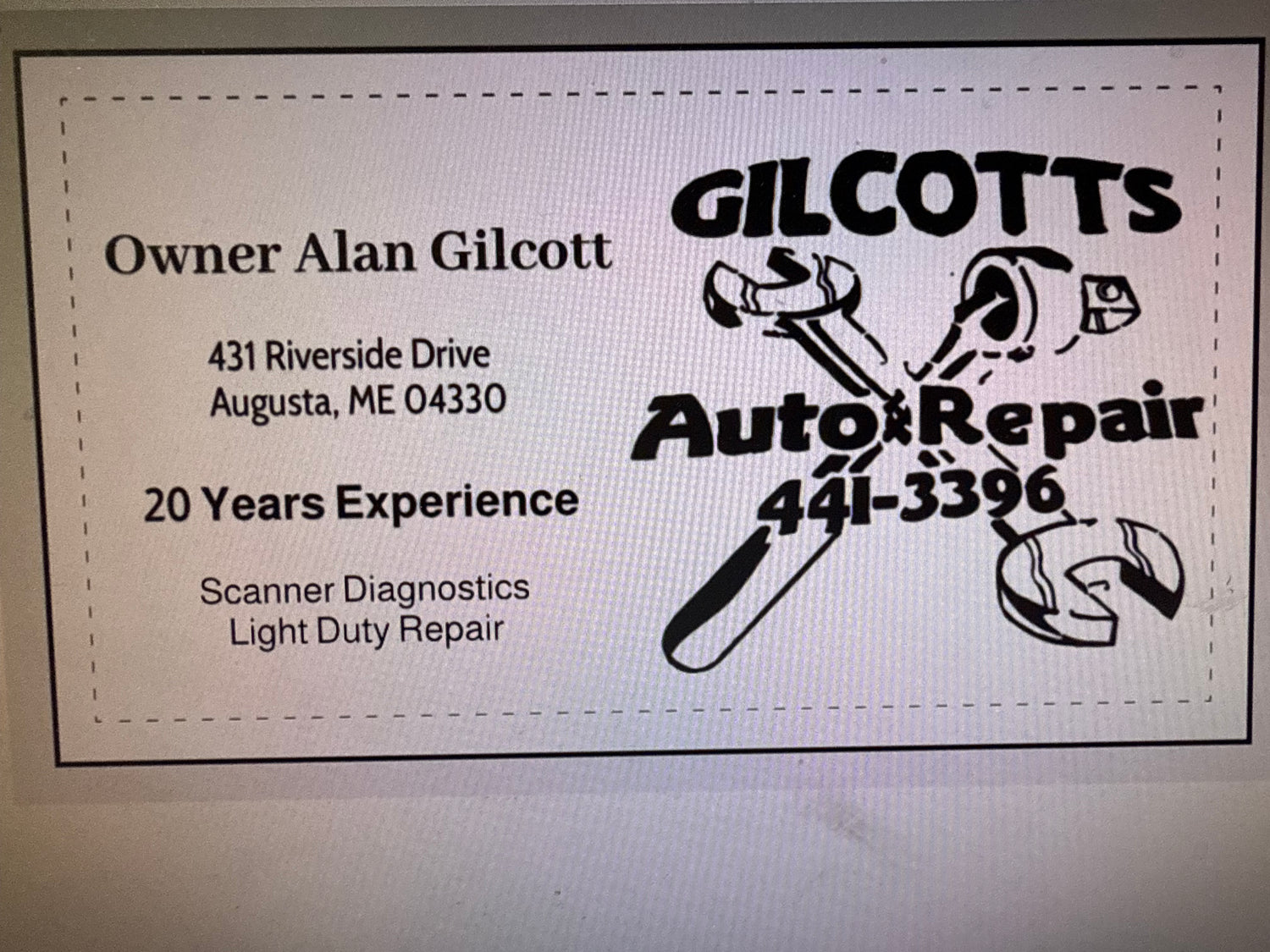 GILCOTTS AUTO REPAIR