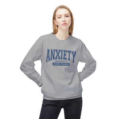 Anxiety University Honors Program Crewneck Sweatshirt