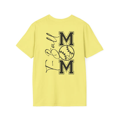 T-ball Mom Unisex Softstyle T-Shirt - Perfect for Game Days!