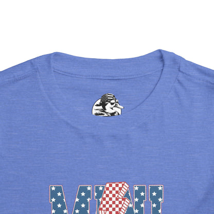 Mini USA Stars Toddler Tee, Perfect for 4th of July, Independence Day, Baby Shower Gift, Picnic, Toddler Playwear, Kids Apparel