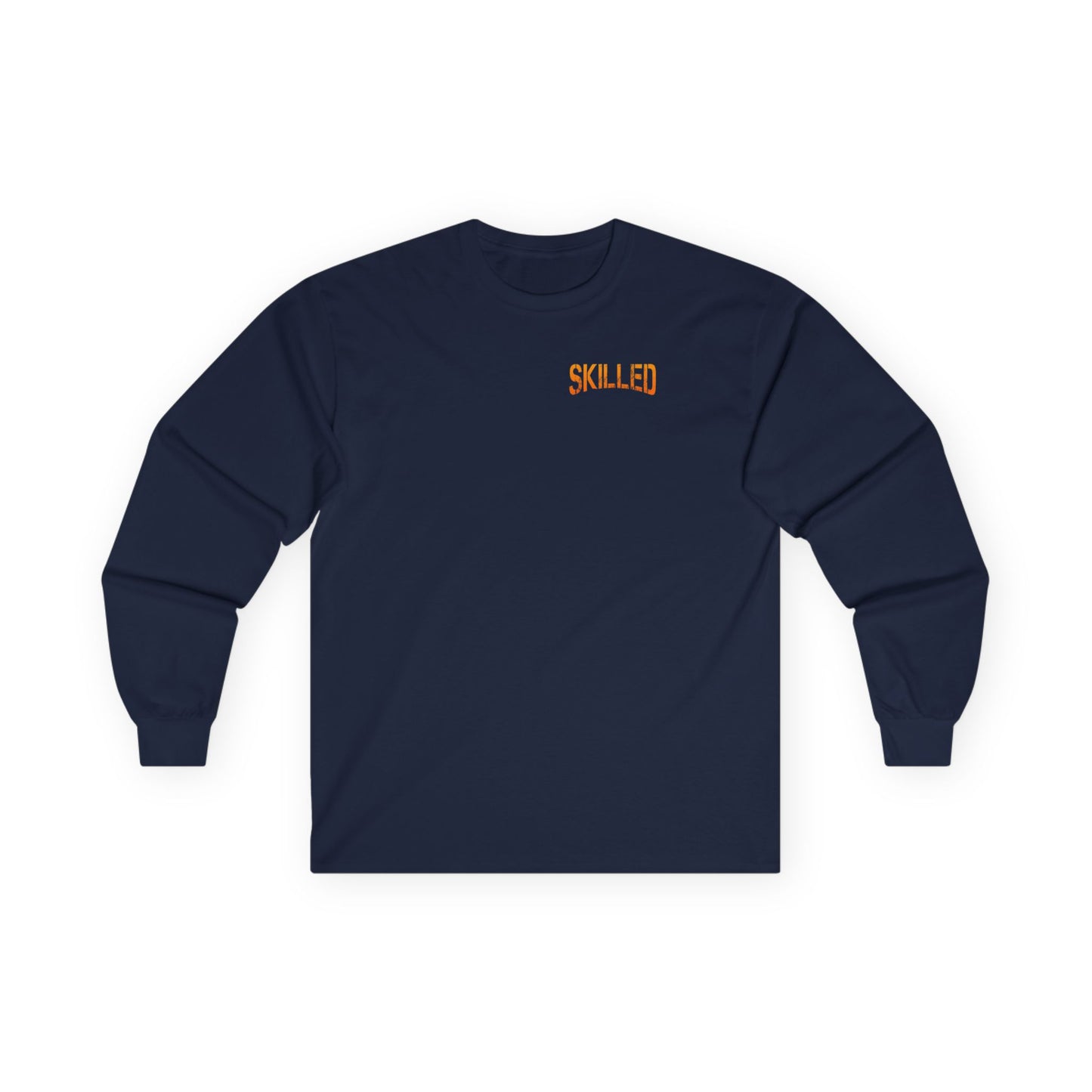 Graphic Long sleeve Tee "Skilled Enough to Hide the parts"