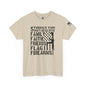 Patriotic Unisex Heavy Cotton Tee - 5 Things You Don't Mess With | Perfect for Veterans, Independence Day, Gifts