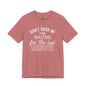 Funny Last Minute Tee, Unisex Humor Shirt, Perfect Gift for Students, Casual Wear, Birthday Apparel, Relaxed Fit