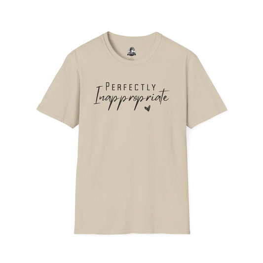 Perfectly Inappropriate Unisex Softstyle T-Shirt - Casual Humor Tee for Everyday Wear
