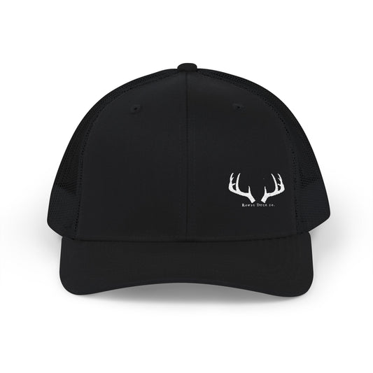 Stylish Embroidered Snapback Trucker Cap - Antlers / Rowdy Duck Co.