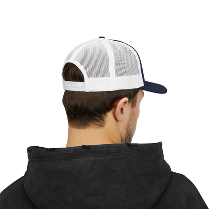 Dad in the streets, Daddy in the sheets - Embroidered Mesh Snapback Hat