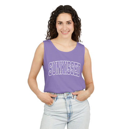 Sunkissed Unisex Garment-Dyed Tank Top - Perfect for Summer Vibes & Beach Days