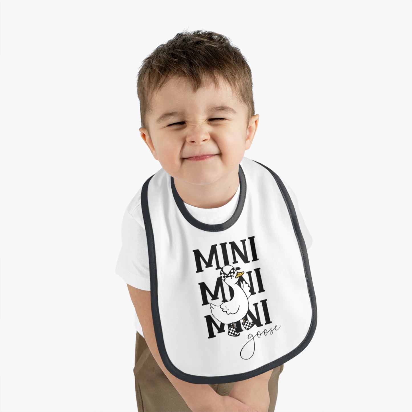 Mini Goose Baby Bib