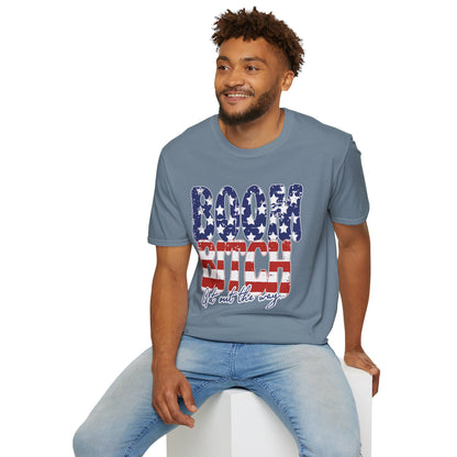 Patriotic Graphic Tee for Confident Souls | Boom Bitch T-Shirt, Independence Day, Casual Wear, Fun Gift, Everyday Comfort