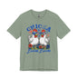 Chic Chicken Graphic Tee, Fun Unisex T-Shirt, Summer Fashion, Gift for Farm Lovers, Quirky Casual Wear, Boho Style