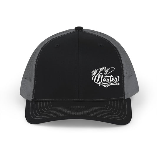 Embroidered Snapback Trucker Cap | Master Baiter | Men's Fishing Hat