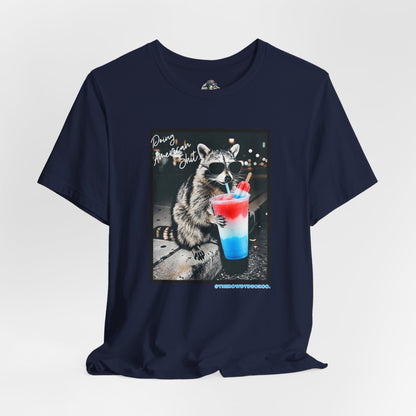 Doing American Shit Adult Dirty Raccoon Tee
