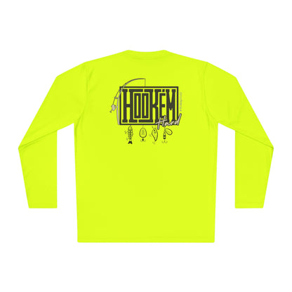 Hook 'em hard Performance Moisture wicking Long sleeve