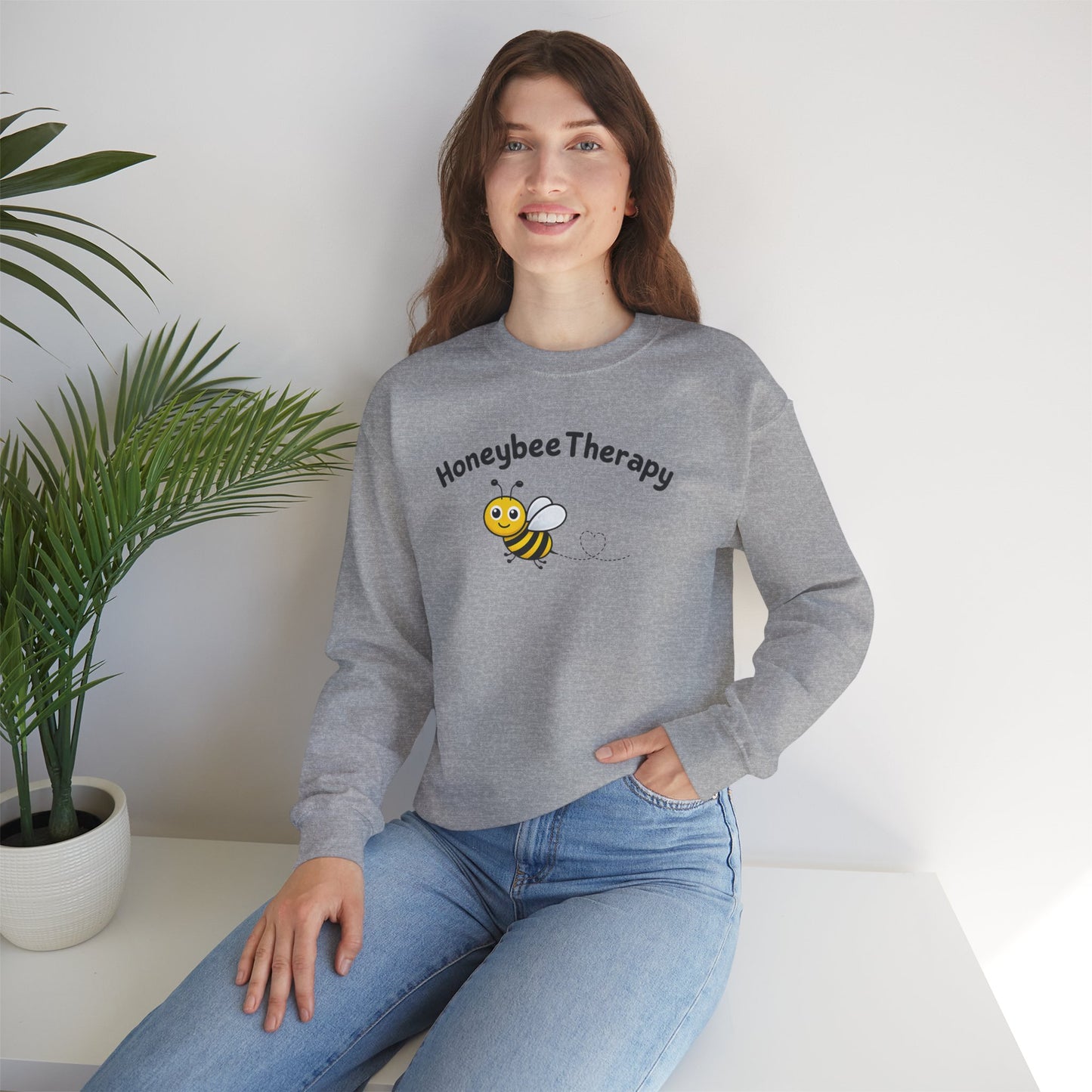 Honeybee Therapy - Logo Fleece Crewneck Sweatshirt