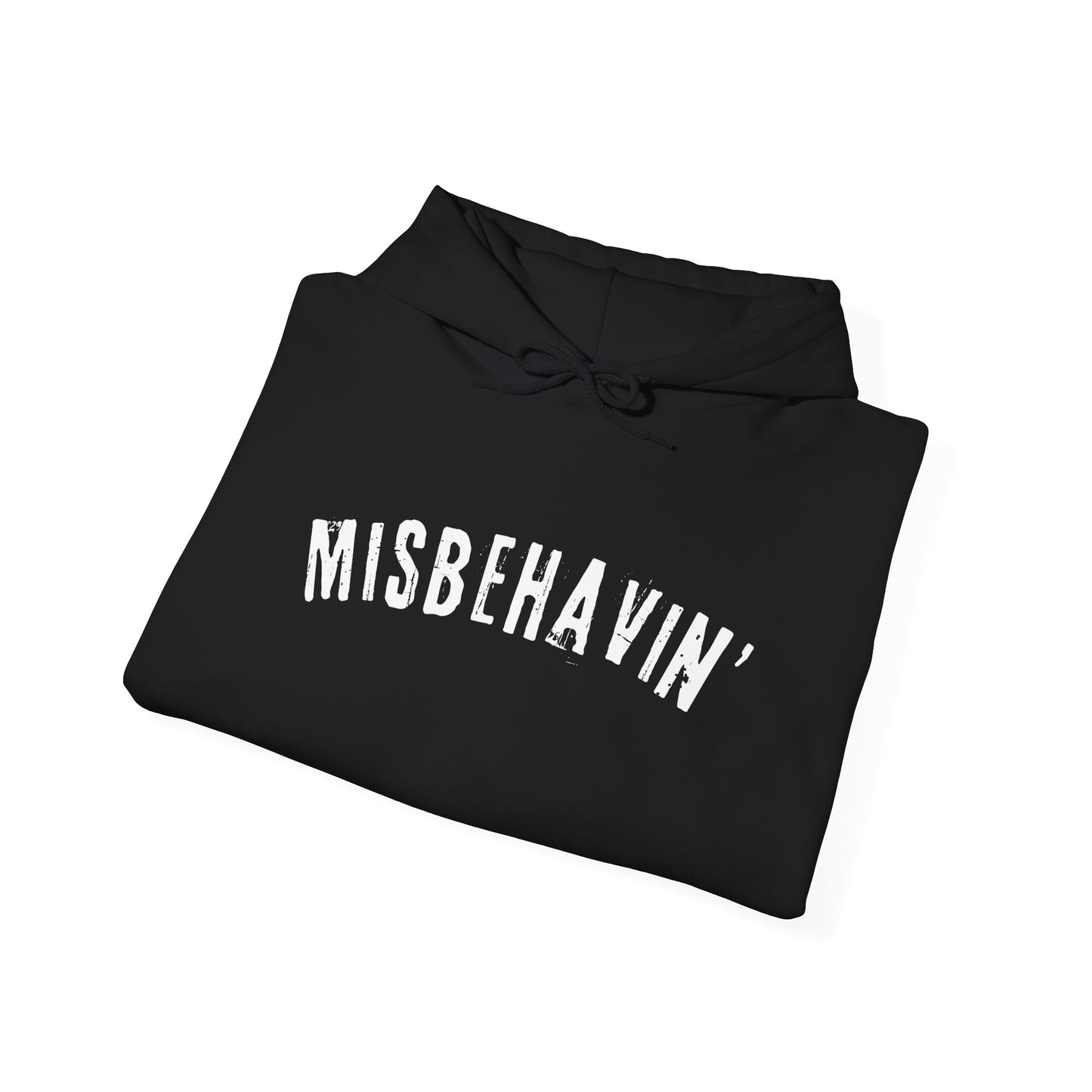 Misbehavin' Unisex Heavy Blend Hoodie | Cozy Sweatshirt for Casual Wear, Gift for Friends, Relaxed Fit Fashion
