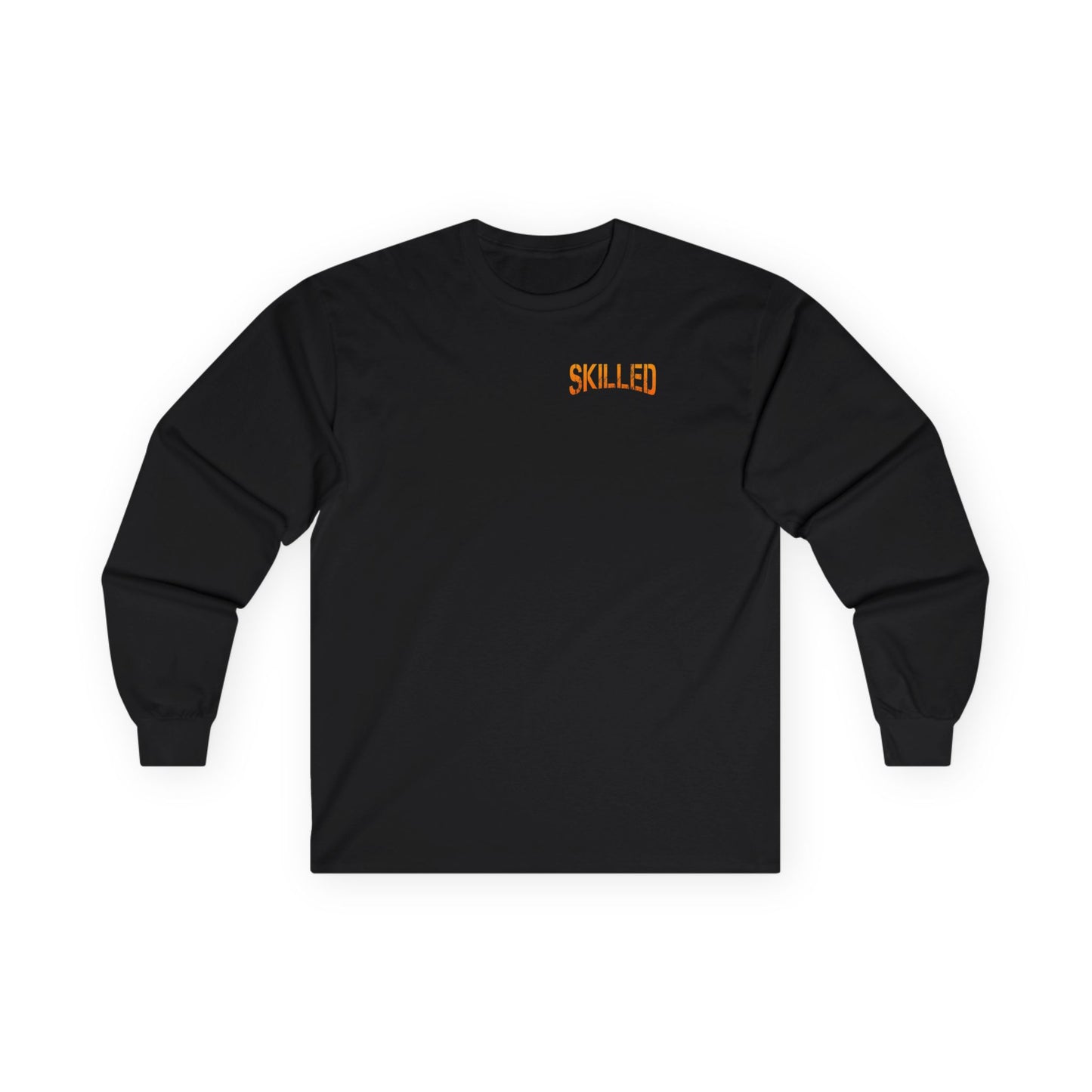 Graphic Long sleeve Tee "Skilled Enough to Hide the parts"