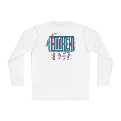 Hook 'em hard Performance Moisture wicking Long sleeve