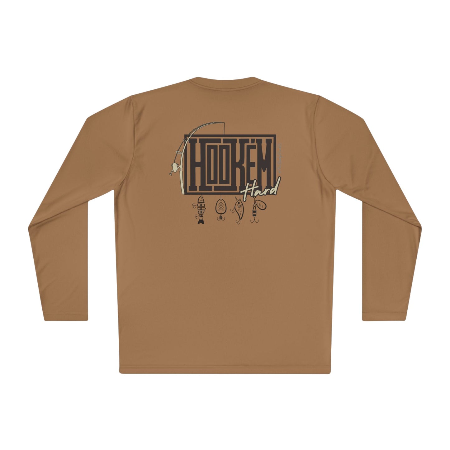 Hook 'em hard Performance Moisture wicking Long sleeve