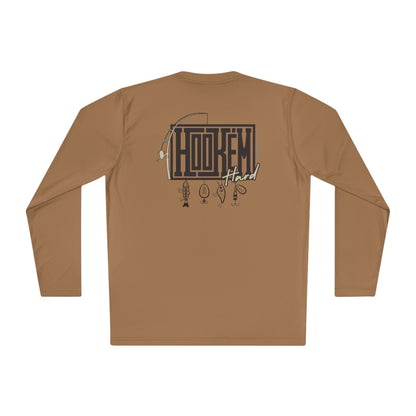 Hook 'em hard Performance Moisture wicking Long sleeve