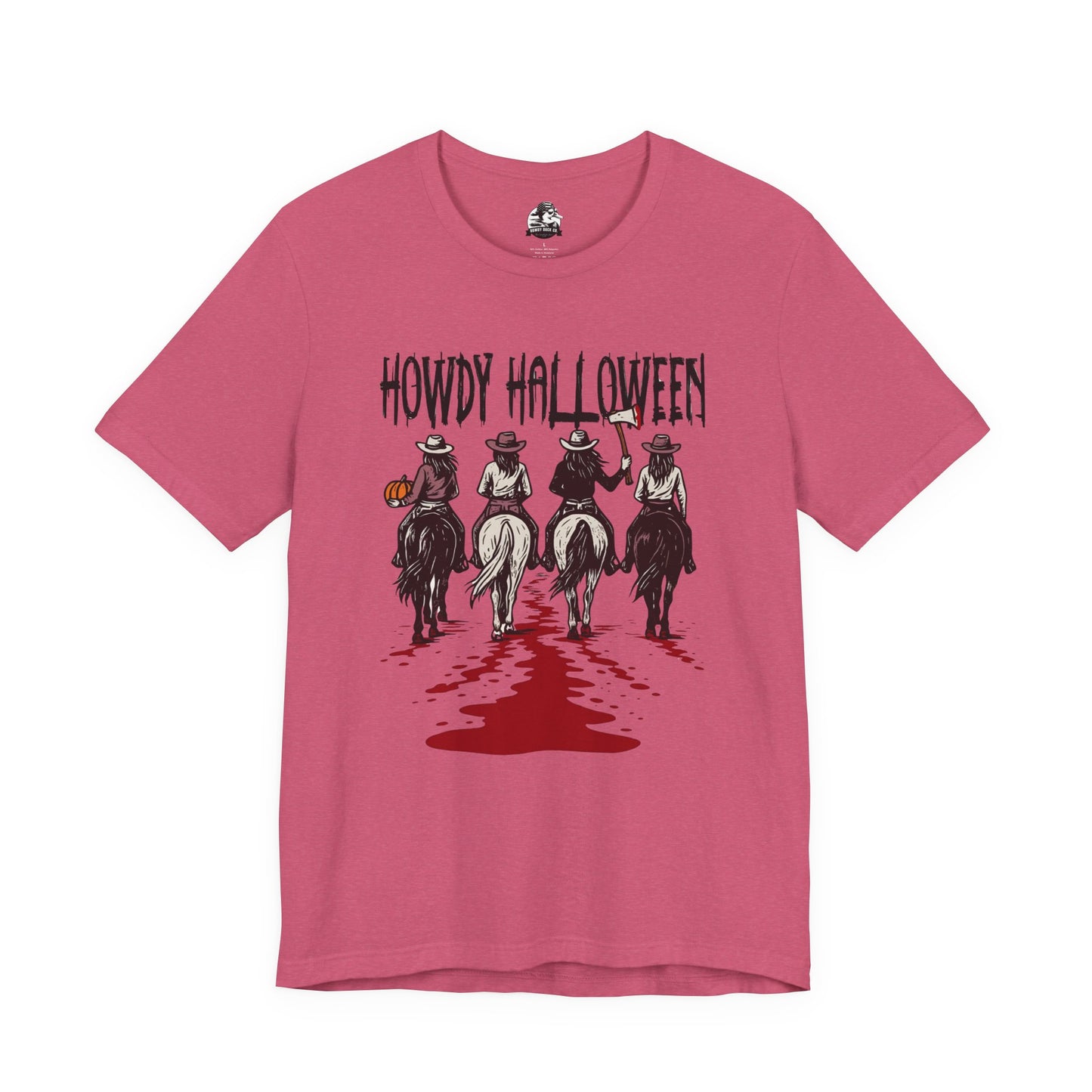Halloween Cowboy Tee, Howdy Halloween Graphic T-Shirt