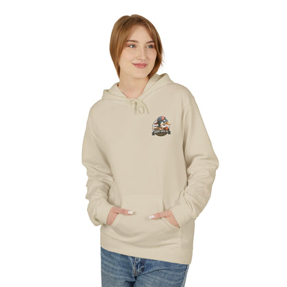 Patriotic Duck Hoodie, Fun Casual Wear for Outdoors, Gift for Animal Lovers, Unique Hoodie for Holidays, Comfy Everyday Style