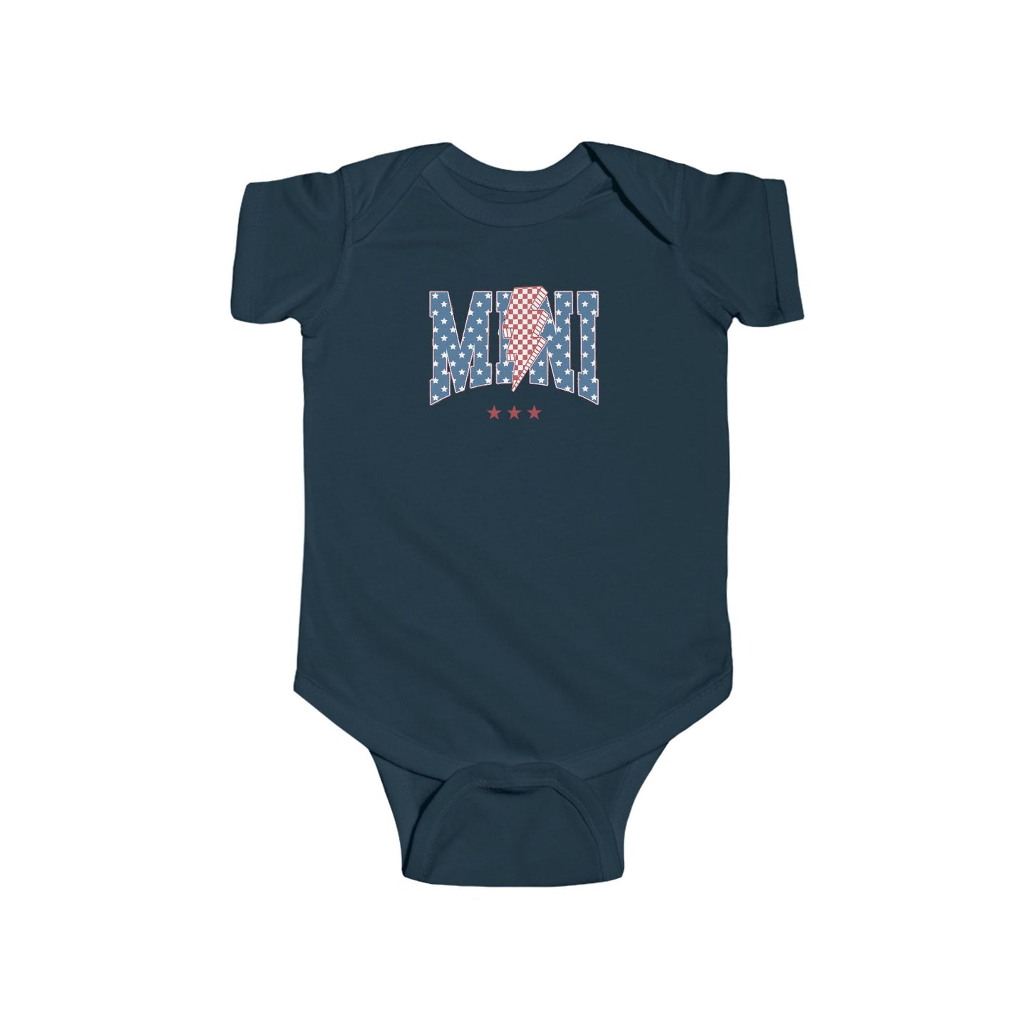 Patriotic Infant Bodysuit, Baby Onesie for Independence Day, Baby Shower Gift, Cute American Flag Outfit, 4th of July