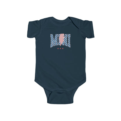Patriotic Infant Bodysuit, Baby Onesie for Independence Day, Baby Shower Gift, Cute American Flag Outfit, 4th of July