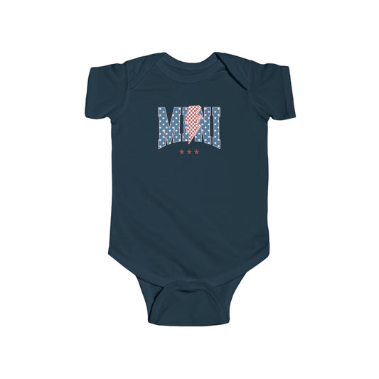 Patriotic Infant Bodysuit, Baby Onesie for Independence Day, Baby Shower Gift, Cute American Flag Outfit, 4th of July