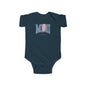 Patriotic Infant Bodysuit, Baby Onesie for Independence Day, Baby Shower Gift, Cute American Flag Outfit, 4th of July