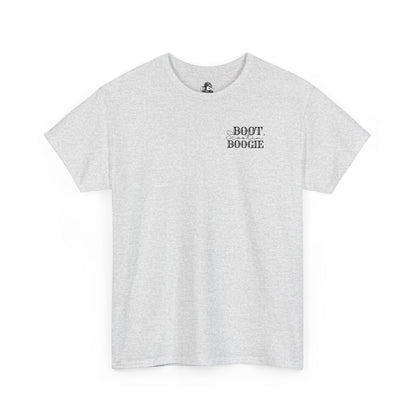Unisex Heavy Cotton Tee - 'Boot Scootin' Boogie' Graphic Shirt for Music Lovers